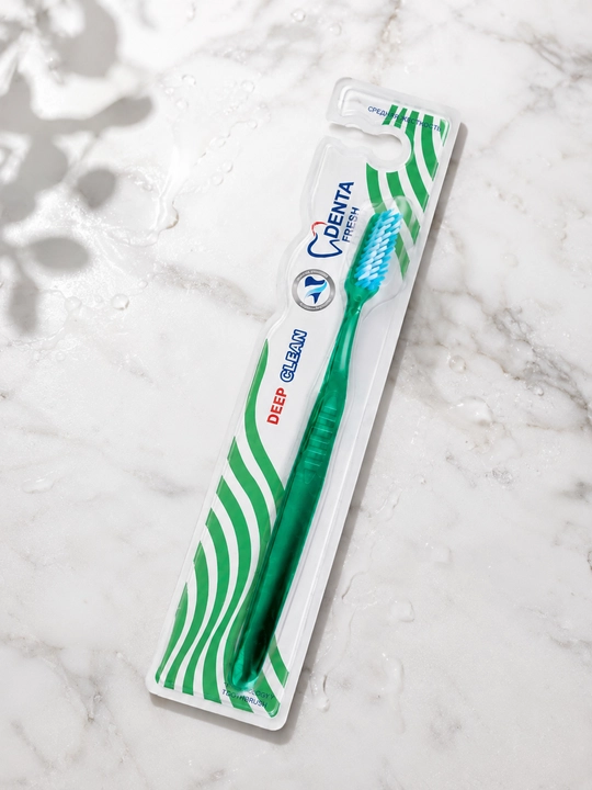 Зубные щётки для взрослых и подростков, Denta Fresh, набор мягких зубных щёток
