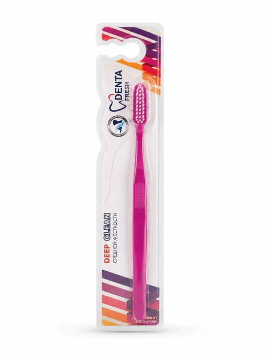 Зубные щётки для взрослых и подростков, Denta Fresh, набор мягких зубных щёток