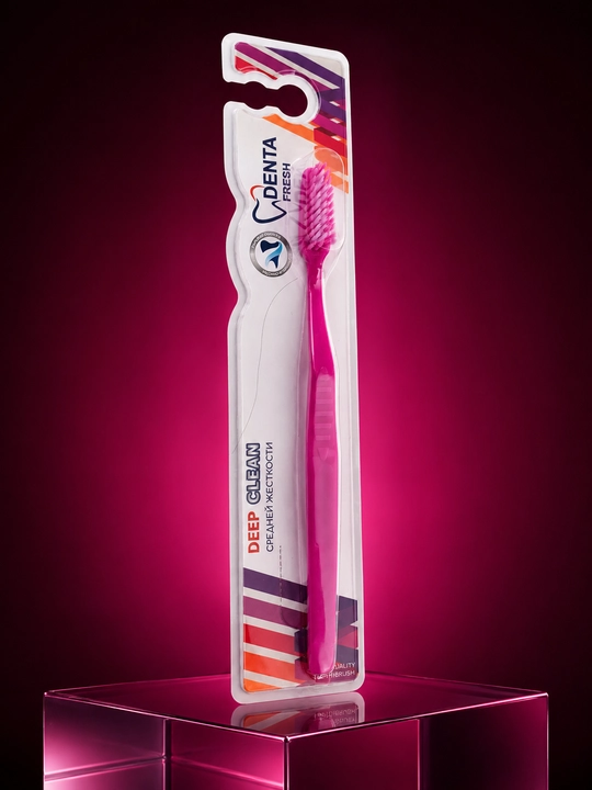 Зубные щётки для взрослых и подростков, Denta Fresh, набор мягких зубных щёток