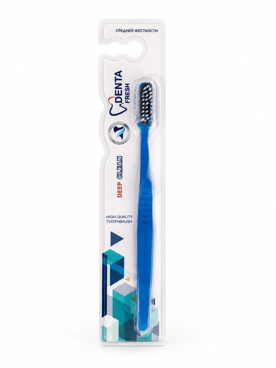Зубные щётки для взрослых и подростков, Denta Fresh, набор мягких зубных щёток