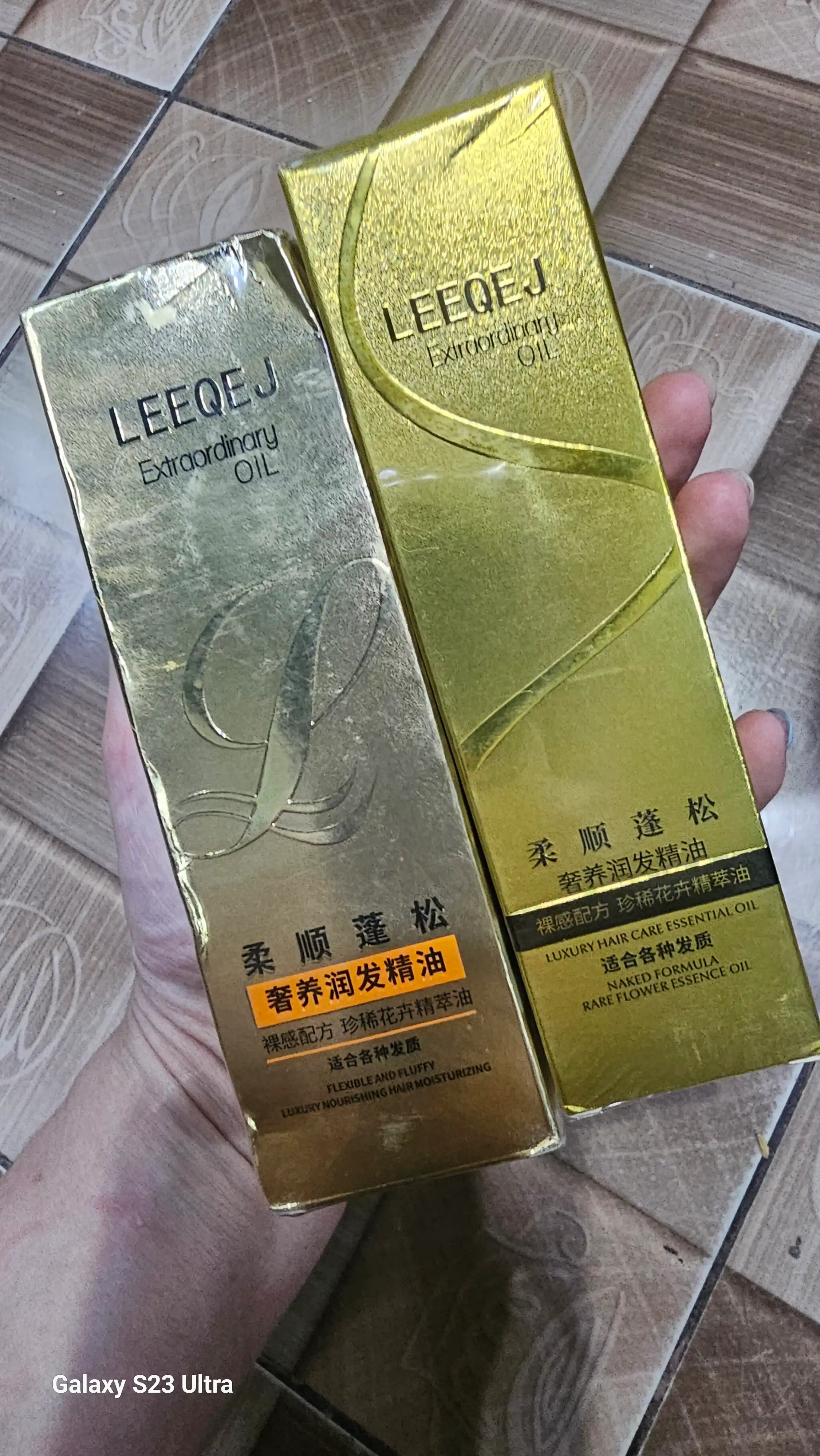 LEEQEJ Extraordinary Oil sochlar uchun sprey, 100 ml