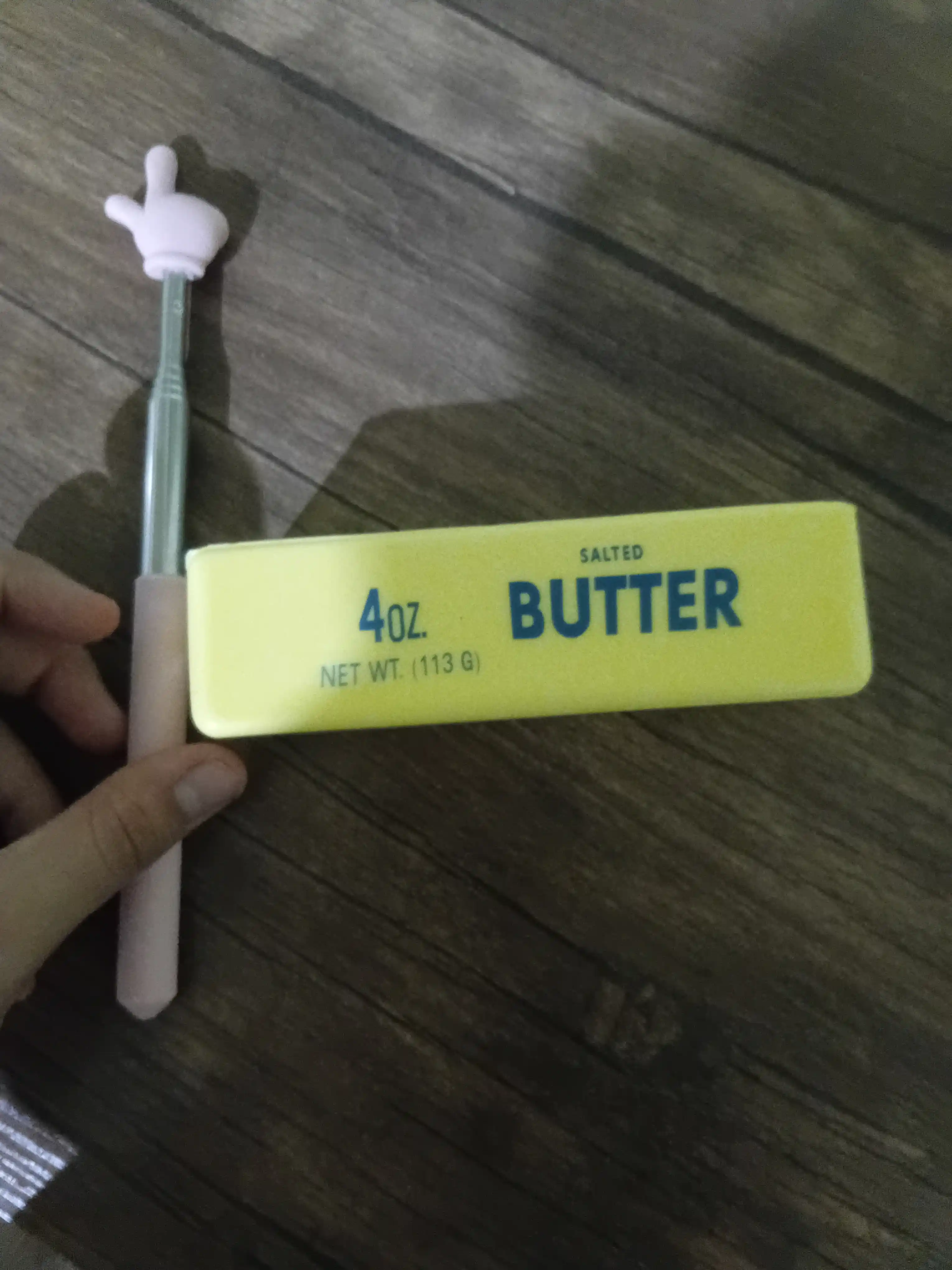 Сквиш-антистресс Масло Butter 113 г с ароматом, игрушка-мялка и пикми-палочка