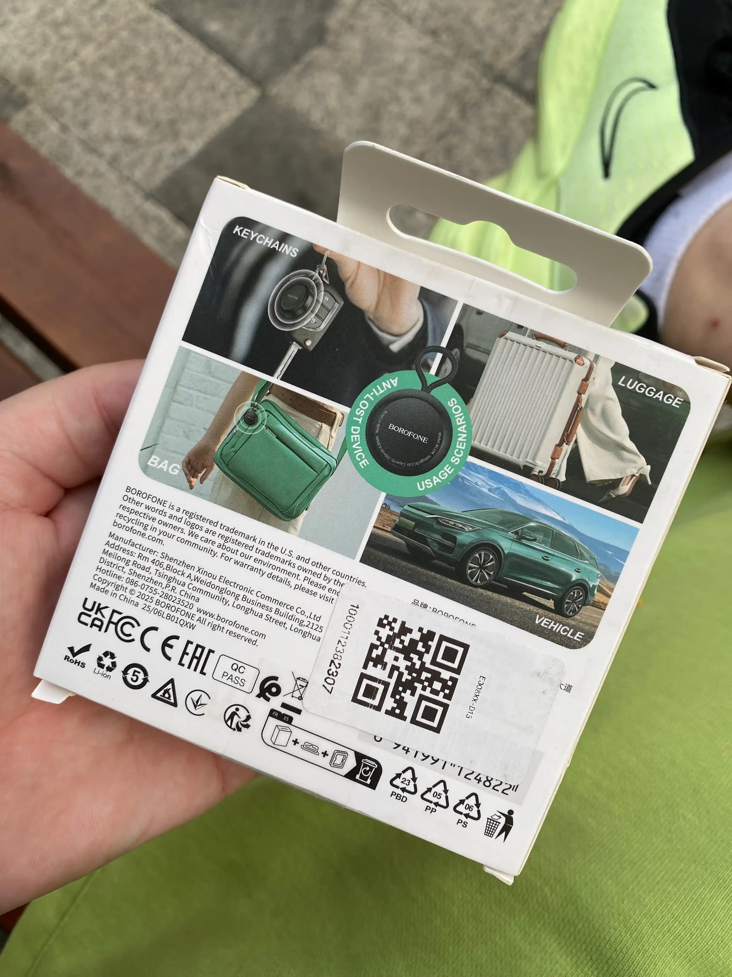 IOS GPS Трекер BOROFONE BC104 для авто, рюкзаков, ключей и животных