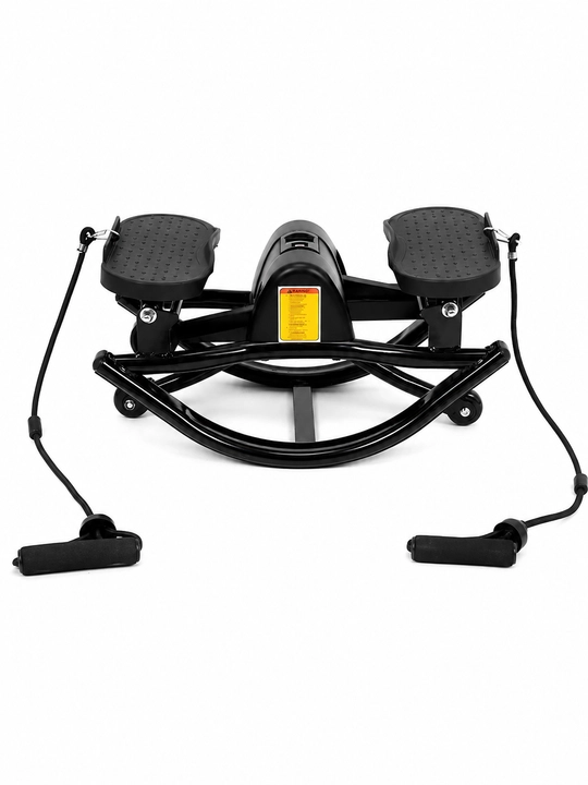 Stepper trenajor espanderli, oyoq va uy fitnes mashqlari uchun mini trenajor