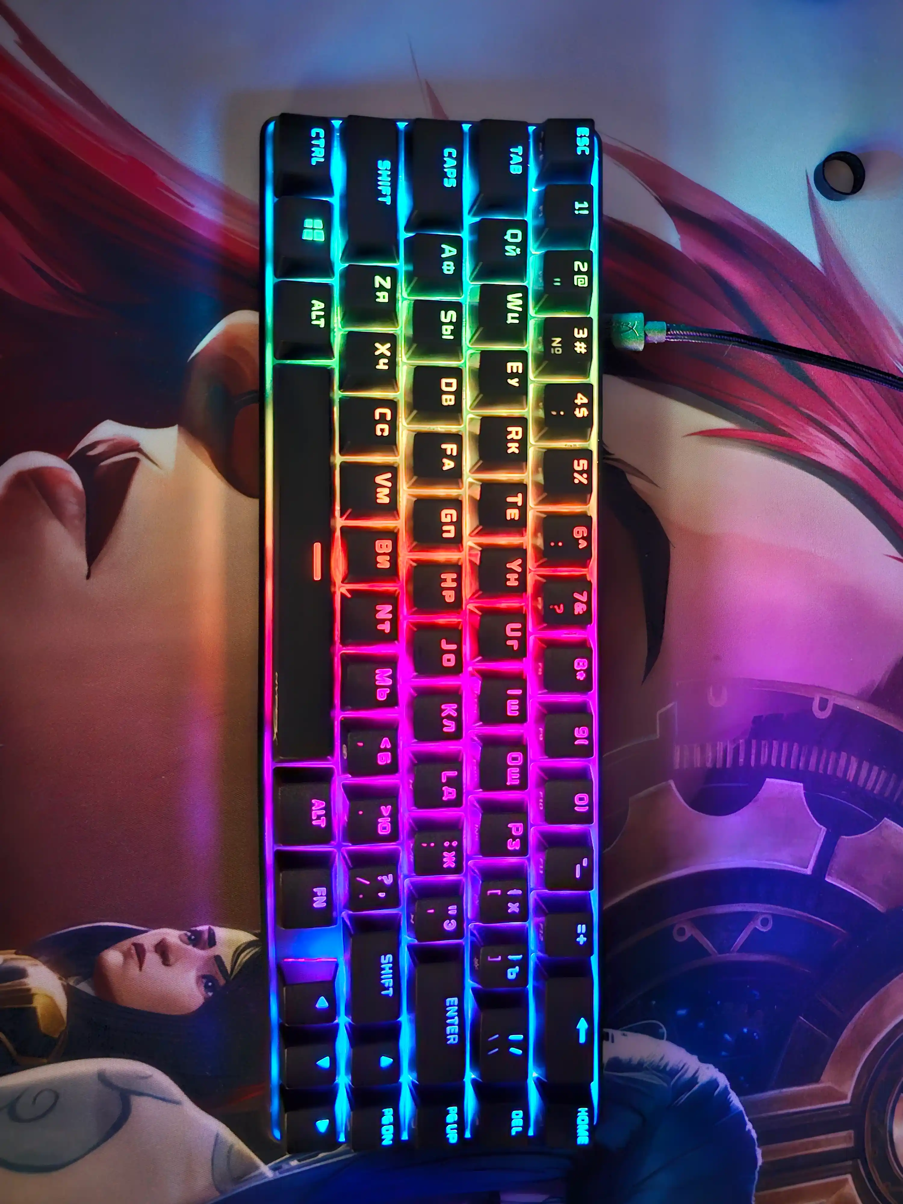 Mexanik o'yin klaviaturasi HyperX Alloy Origins 65