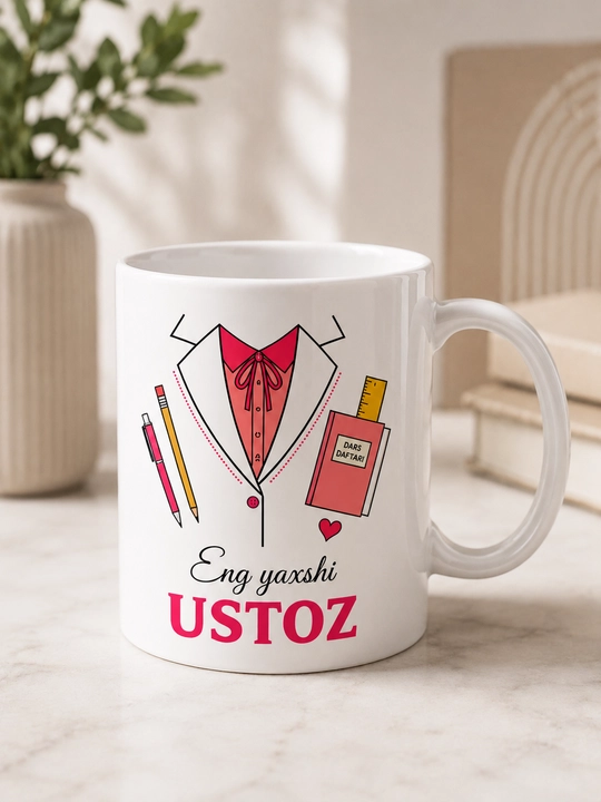Kasb egalari uchun sovg‘a krujka o'zbekcha, yurist, o'qituvchi, shifokor va boshqalar