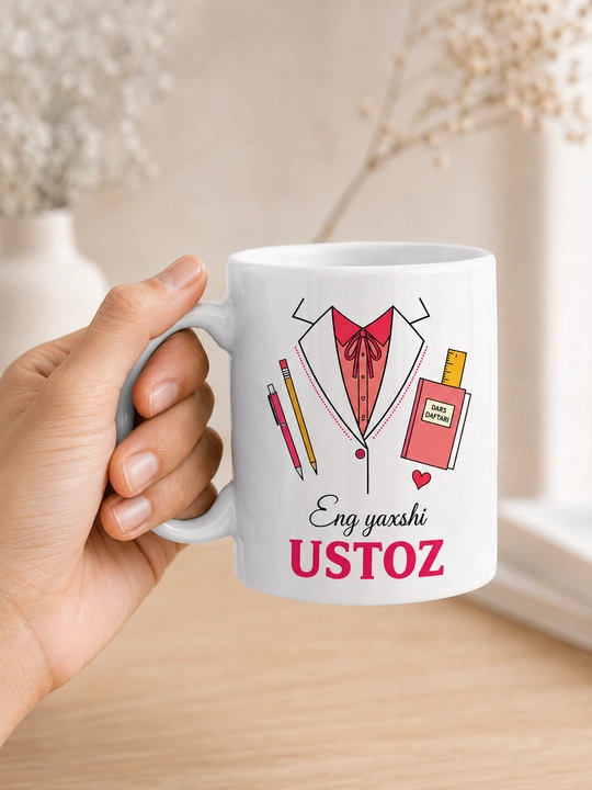 Kasb egalari uchun sovg‘a krujka o'zbekcha, yurist, o'qituvchi, shifokor va boshqalar