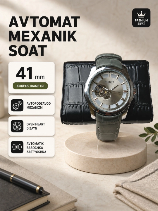 Erkaklar uchun uslubdagi mexanika qo'l soatlari - ELEGANT WATCHES - 
