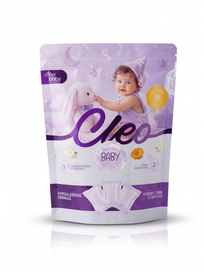 Капсулы для стирки CLEO 3 в 1, 20 и 50 капсул, парфюмированный аромат
