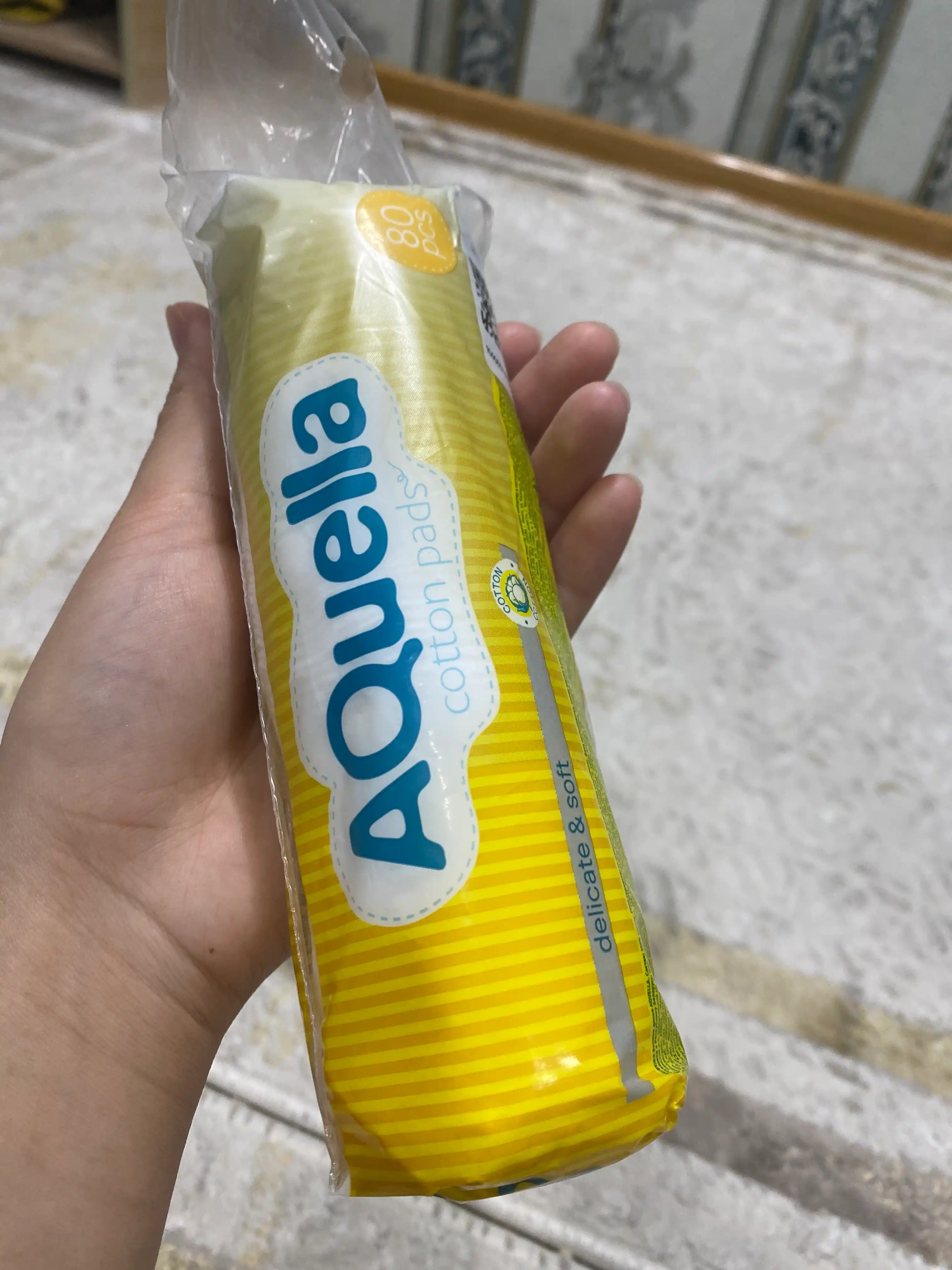 AQUELLA paxta disklari, p/e, 80 dona