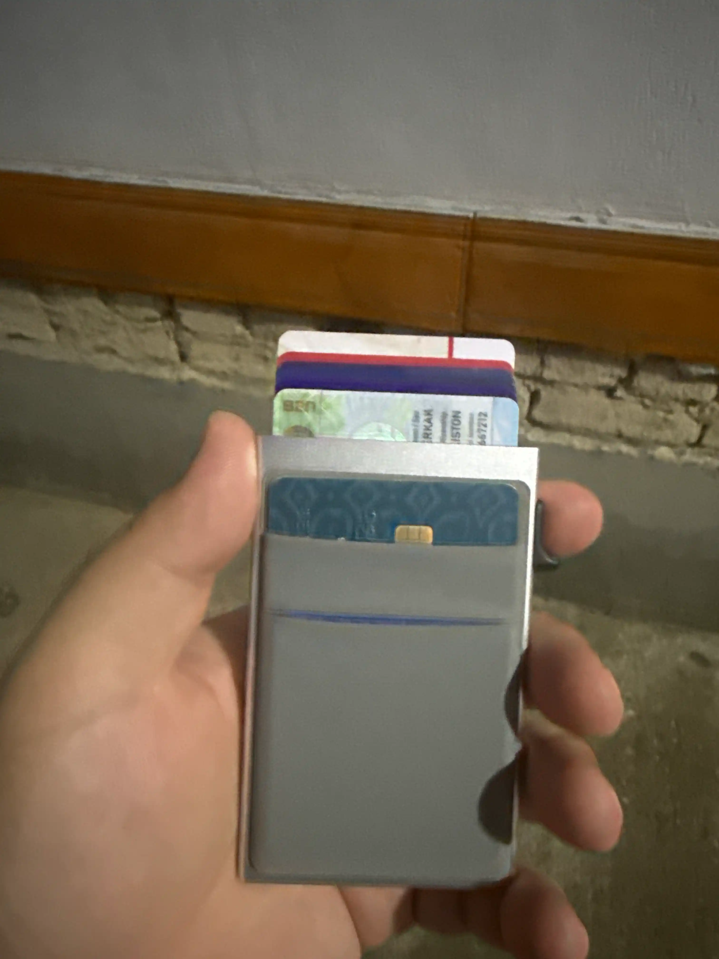 Металлический кардхолдер-RFID-защита, компактный и надежный, тактический, для документов
