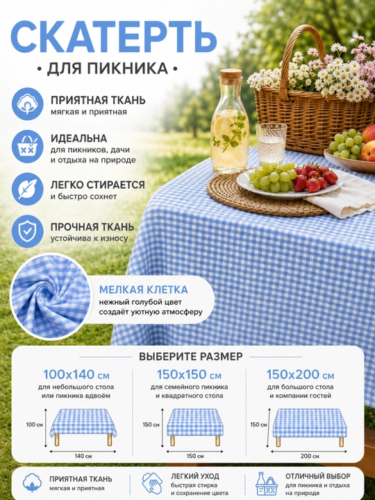 Mayda katakli piknik dasturxoni - 