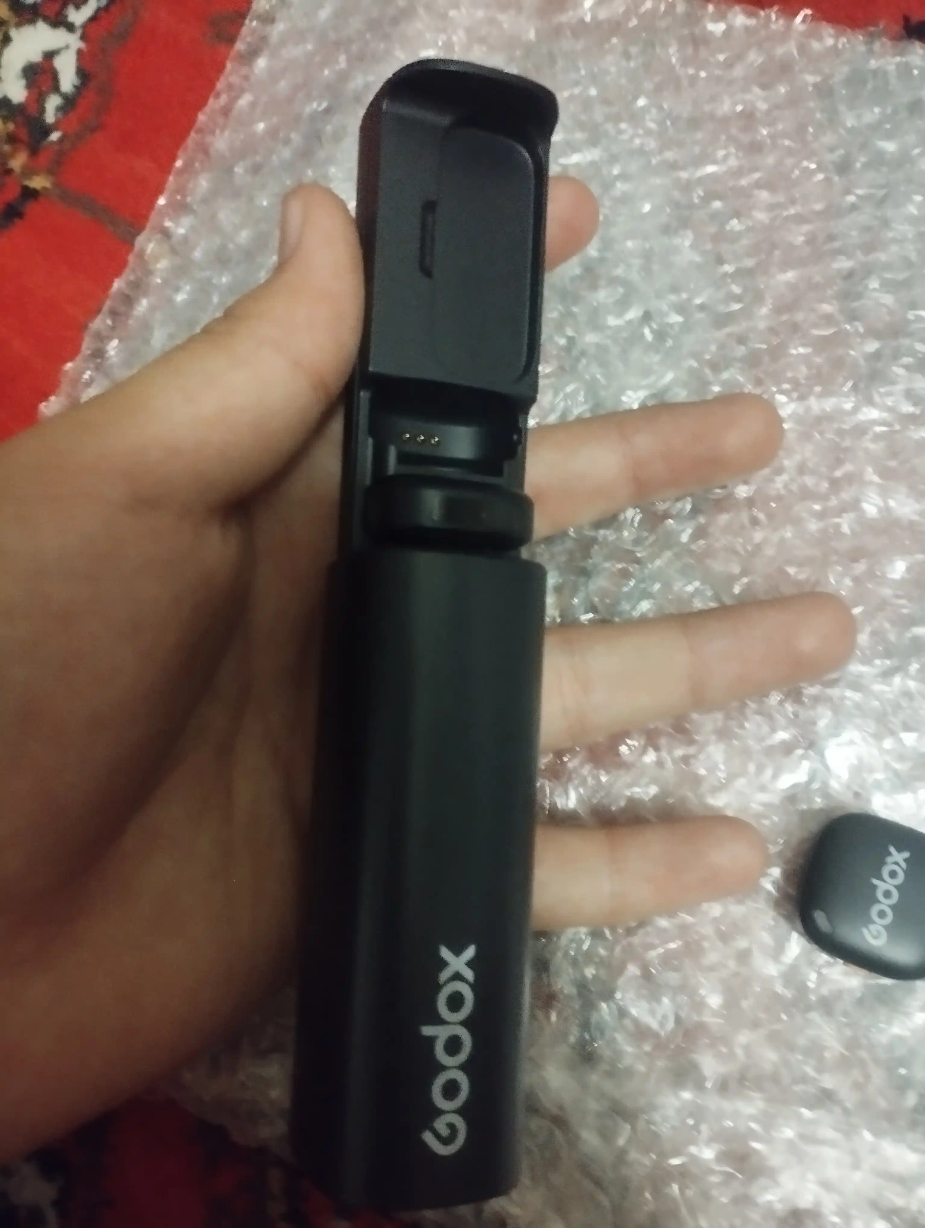 Simsiz mikrofon Tech-X Aura Lite, Godox, 2 qabul qiluvchi iPhone/Android, 360° ovoz