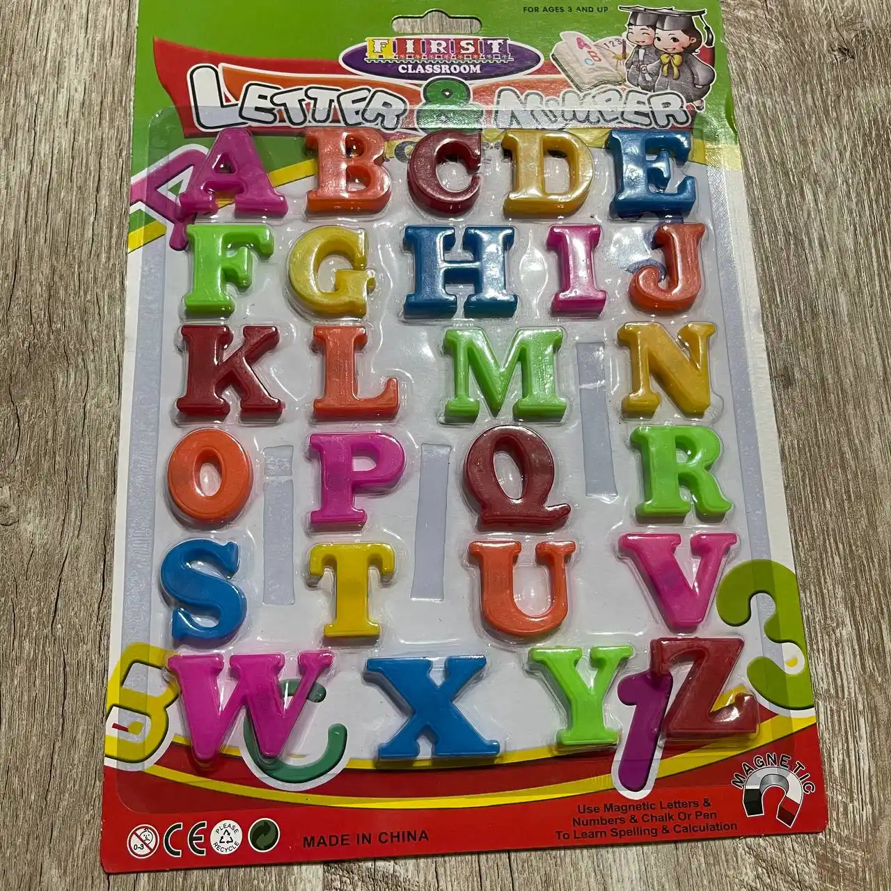 Alifbo magnit harflari 33 ta harf 3 yoshdan katta bolalar uchun