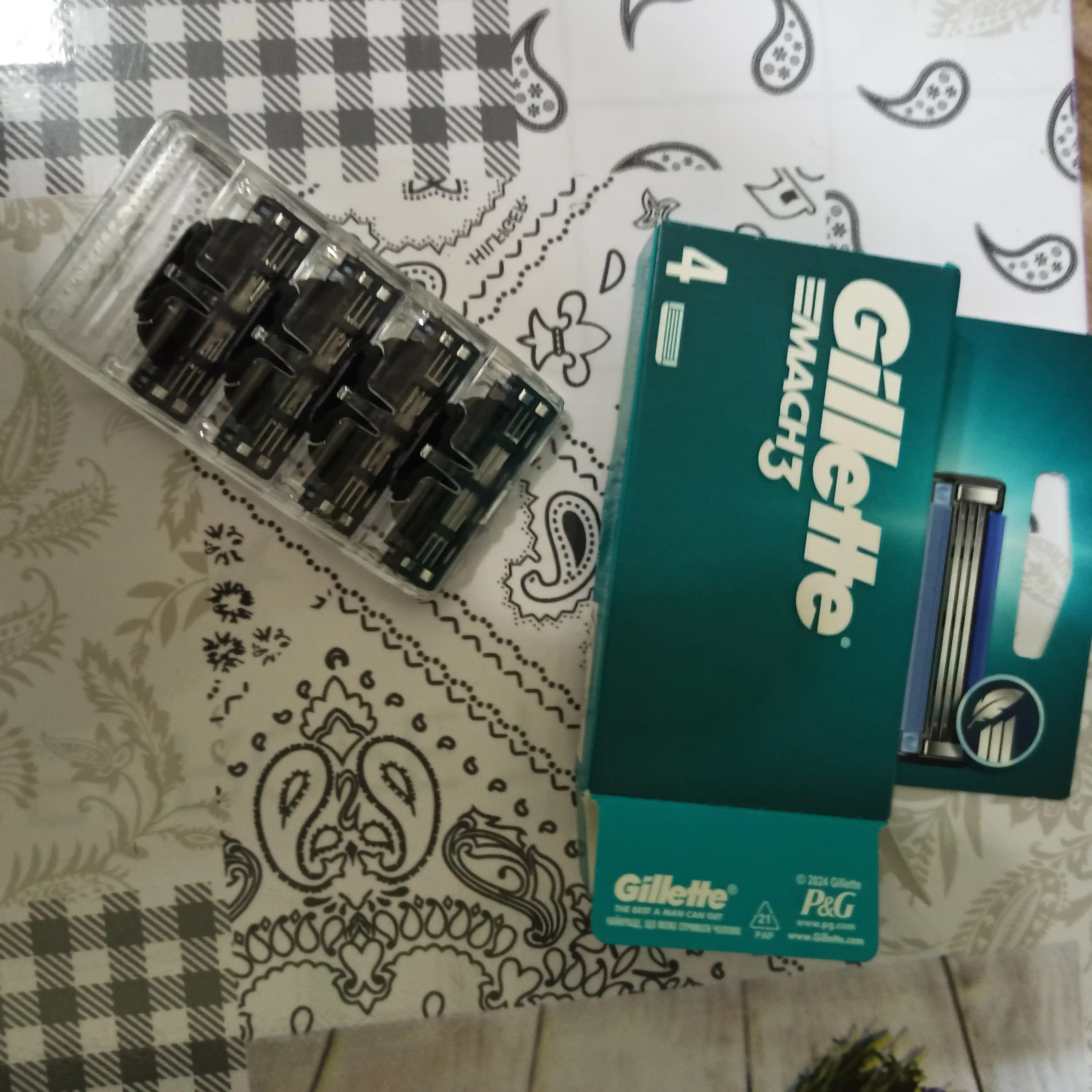 Сменные Кассеты Gillette Mach3 Для Бритвы, с 3 лезвиями, прочнее, чем сталь, для точного бритья, 4 шт
