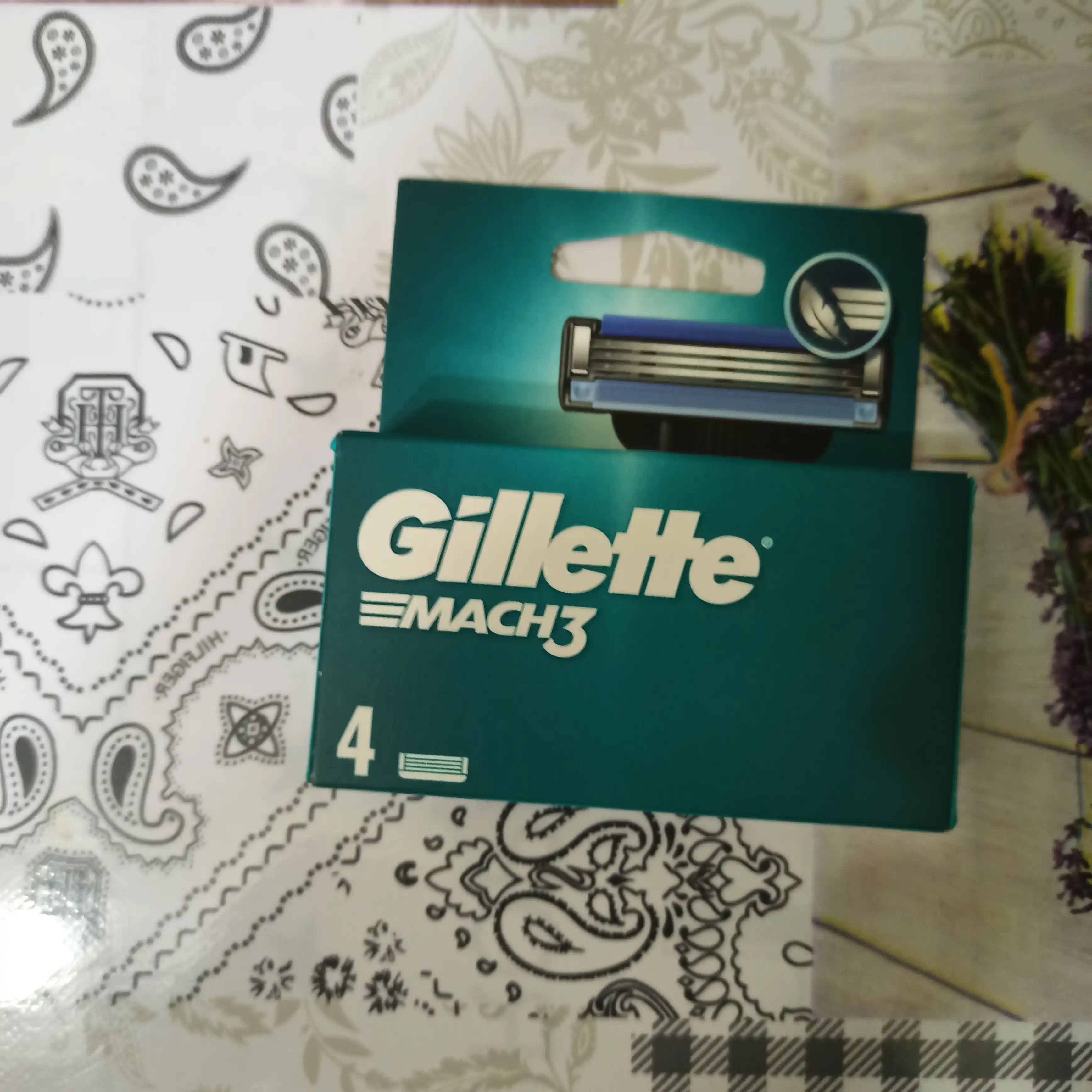Сменные Кассеты Gillette Mach3 Для Бритвы, с 3 лезвиями, прочнее, чем сталь, для точного бритья, 4 шт