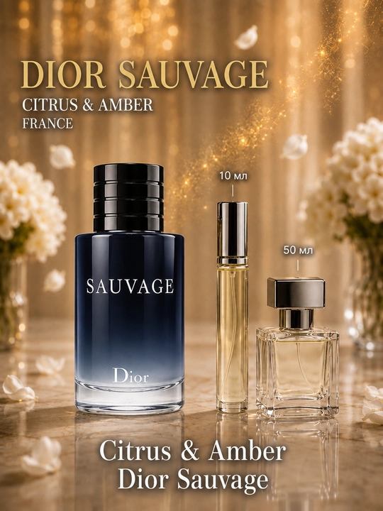 Dior Sauvage (1+1 в подарок при покупке, 30, 50 мл)