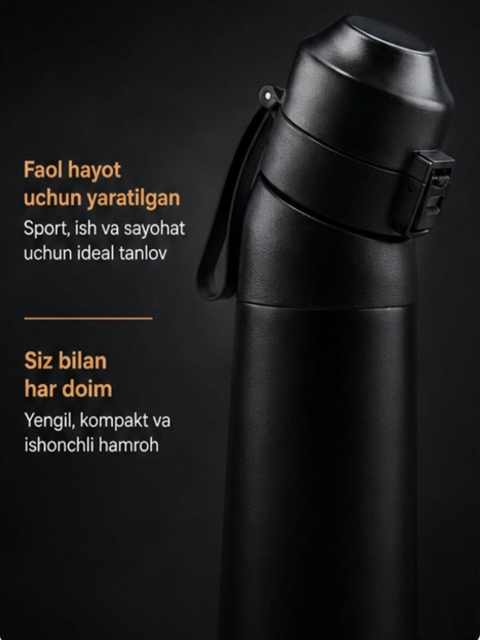Sport Suv Butilkasi, erkaklar va ayollar uchun, 650 ml