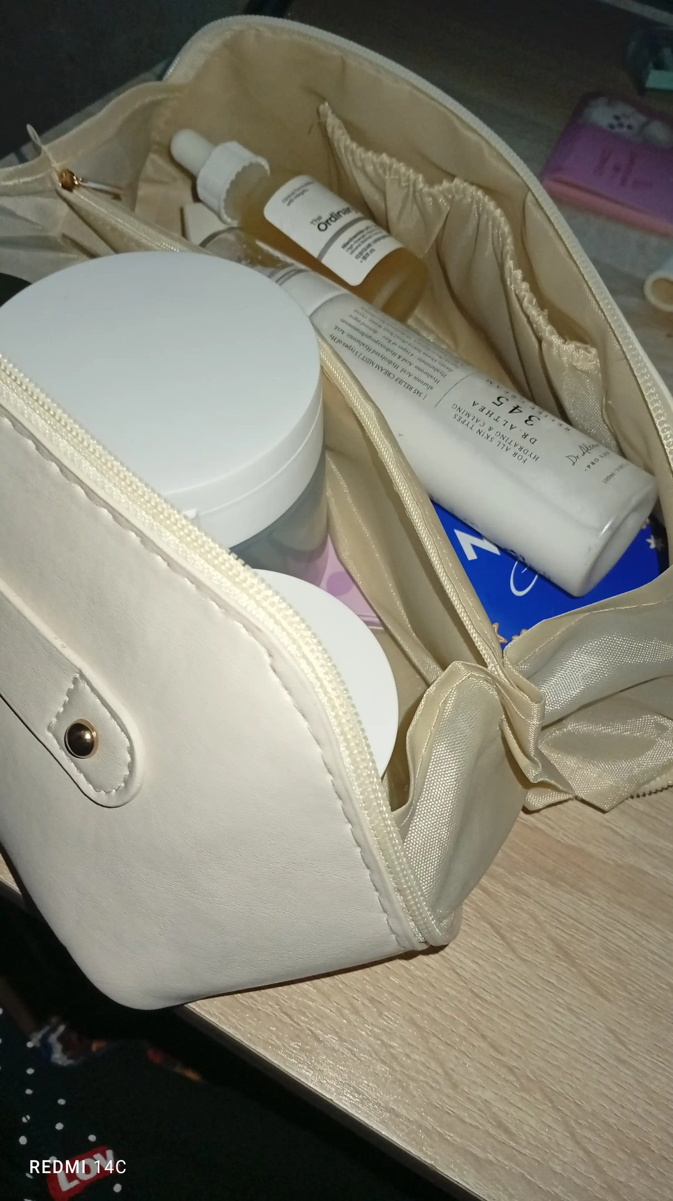 Kosmetik sumkasi, kosmetika uchun organayzer, 4 ta rang