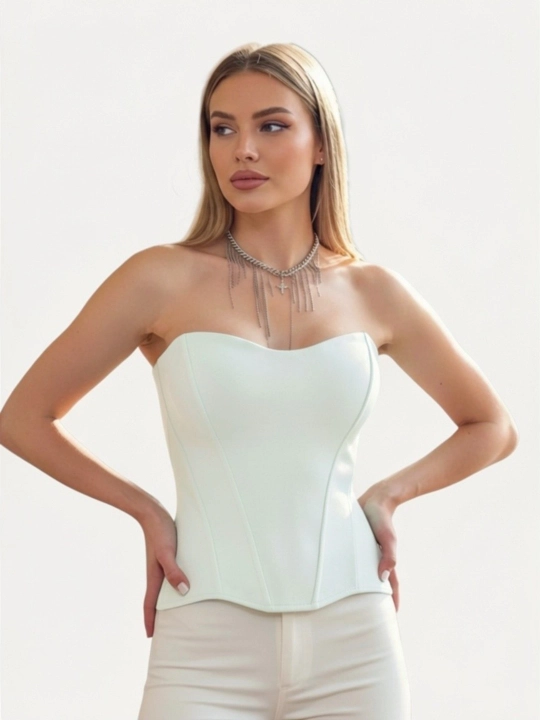 Ayollar uchun korset, kechki krop-top, kechki korset