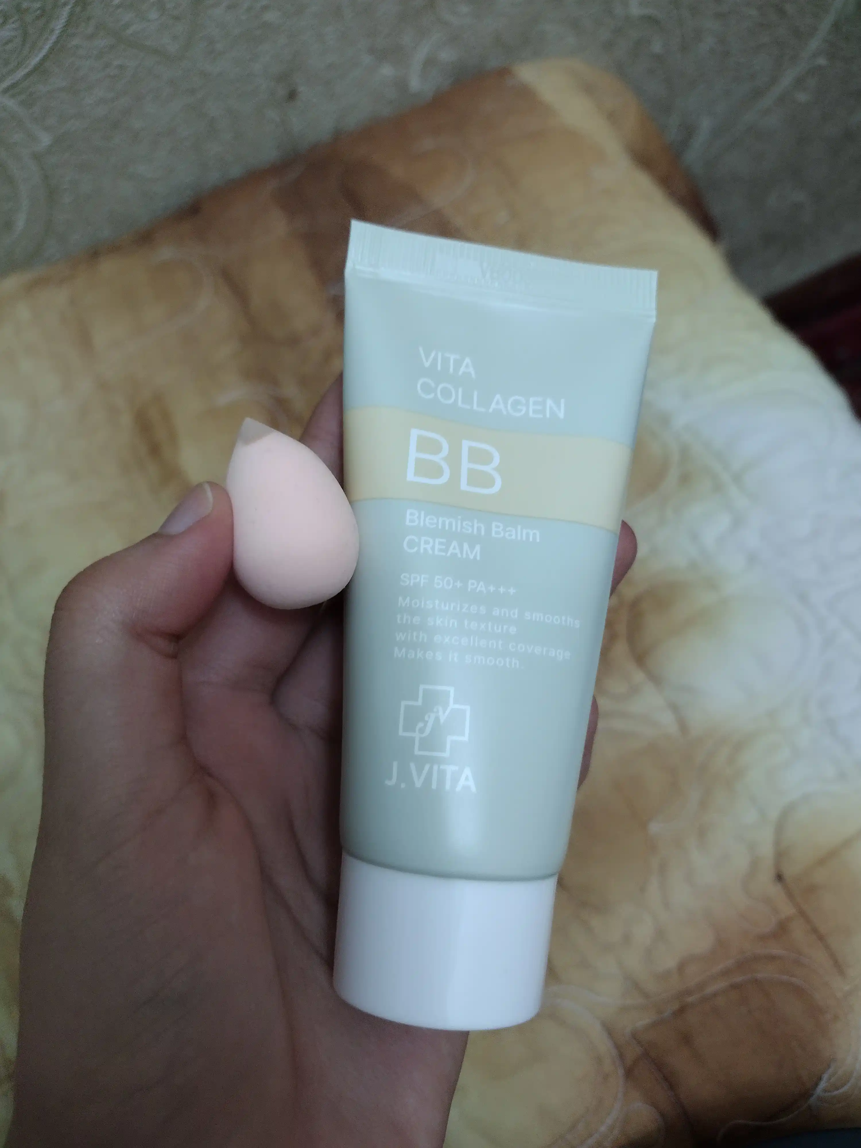 J vita, BB krem, tonal krem, kollagen BB cream, SPF 50 krem, yuz uchun krem, makiyaj baza