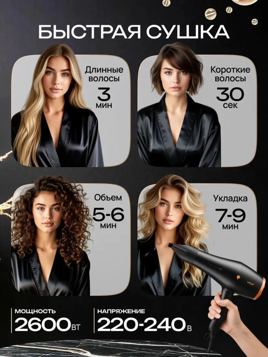 Professional fen soch quritgich VGR , quritish va turmaklash uchun