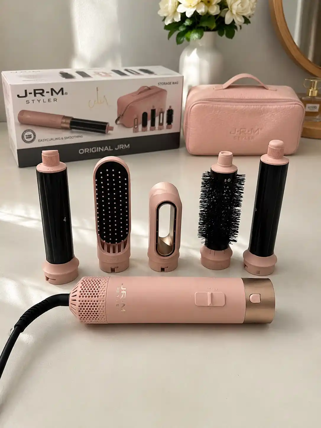 Dyson фен для волос JRM Styler 6/1, 6 насадок, сушка, завивка и выпрямление