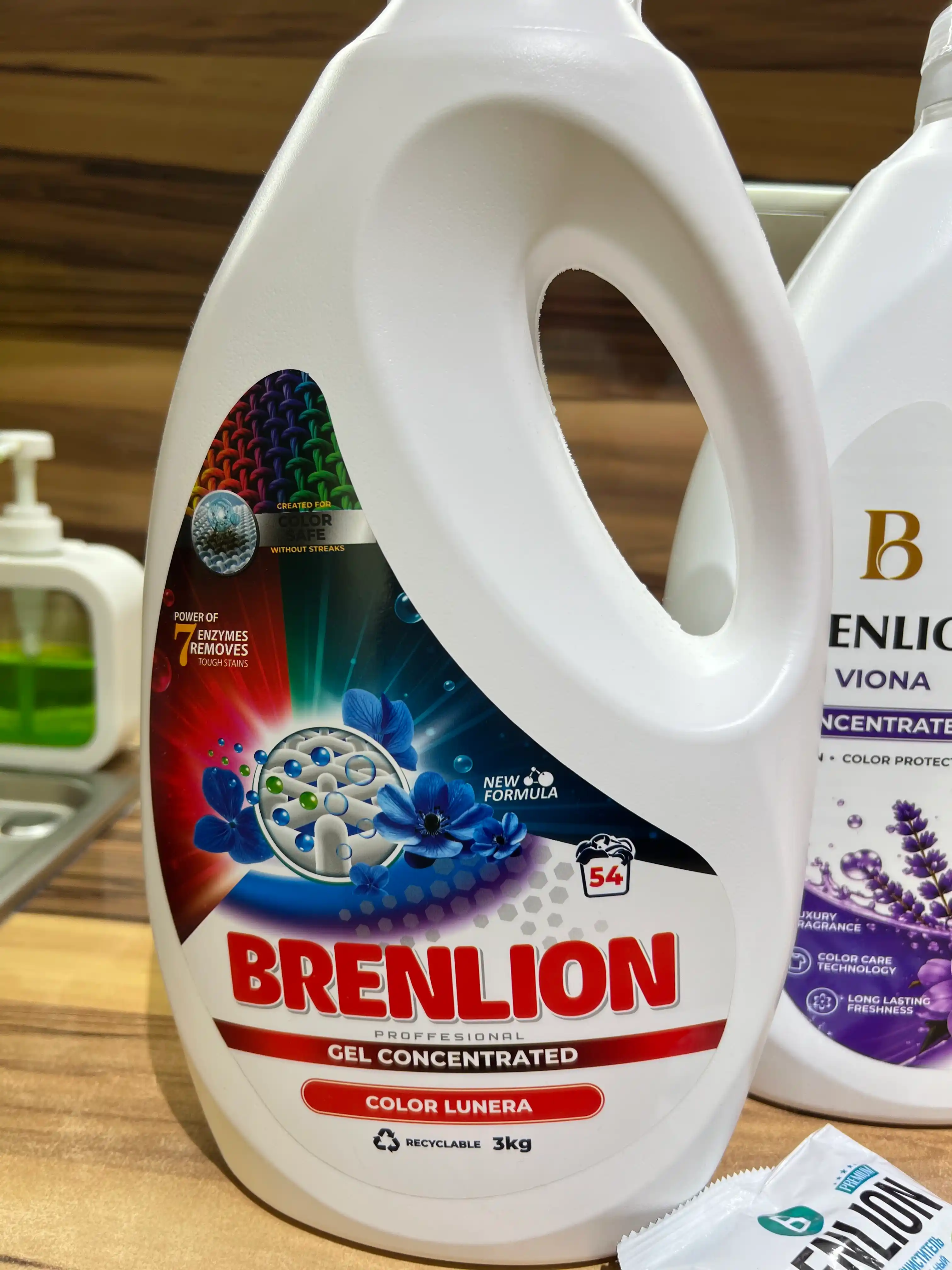 Гель для стирки Brenlion Viona 3 кг, жидкий порошок автомат для белья