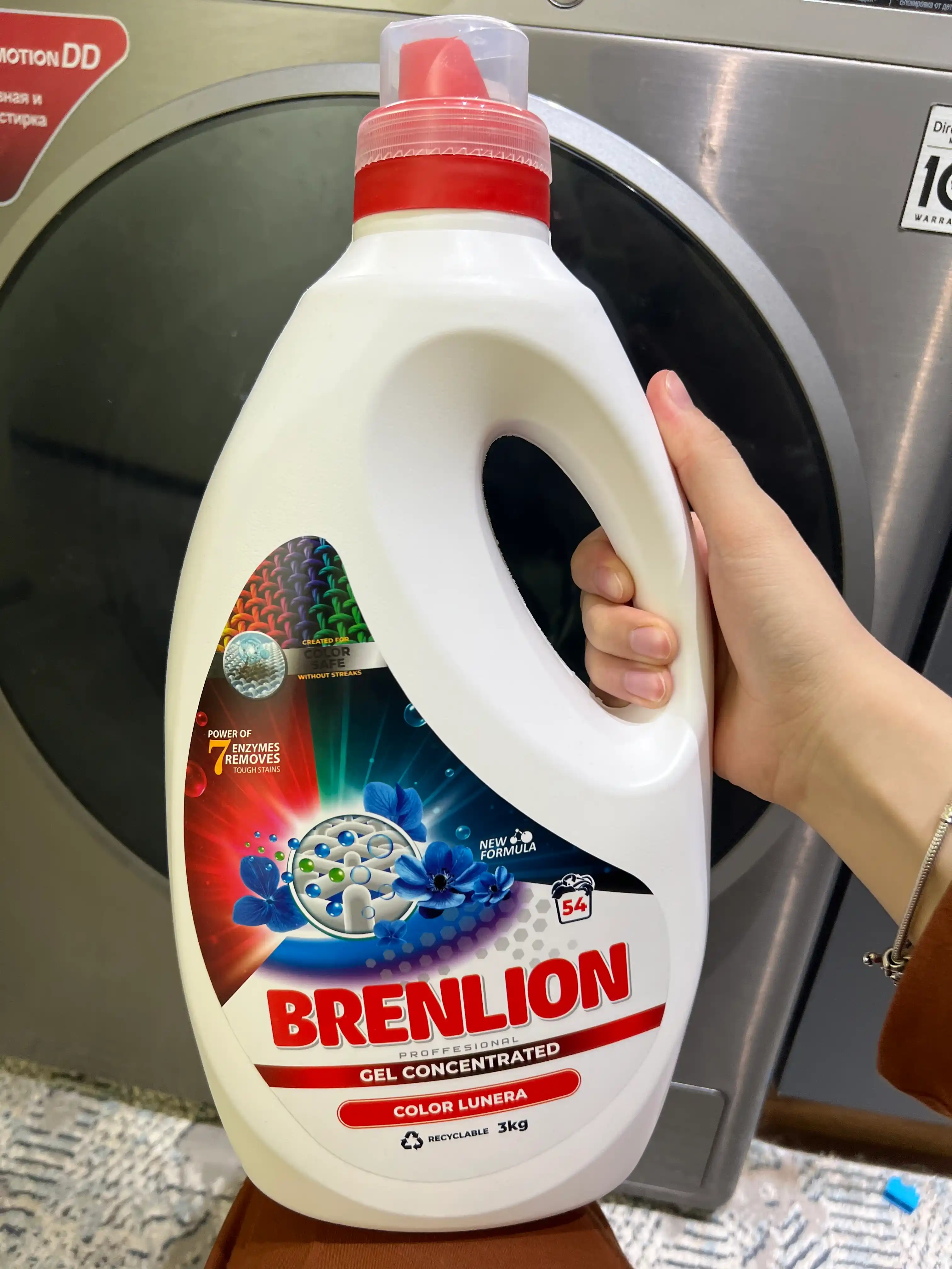 Гель для стирки Brenlion Viona 3 кг, жидкий порошок автомат для белья