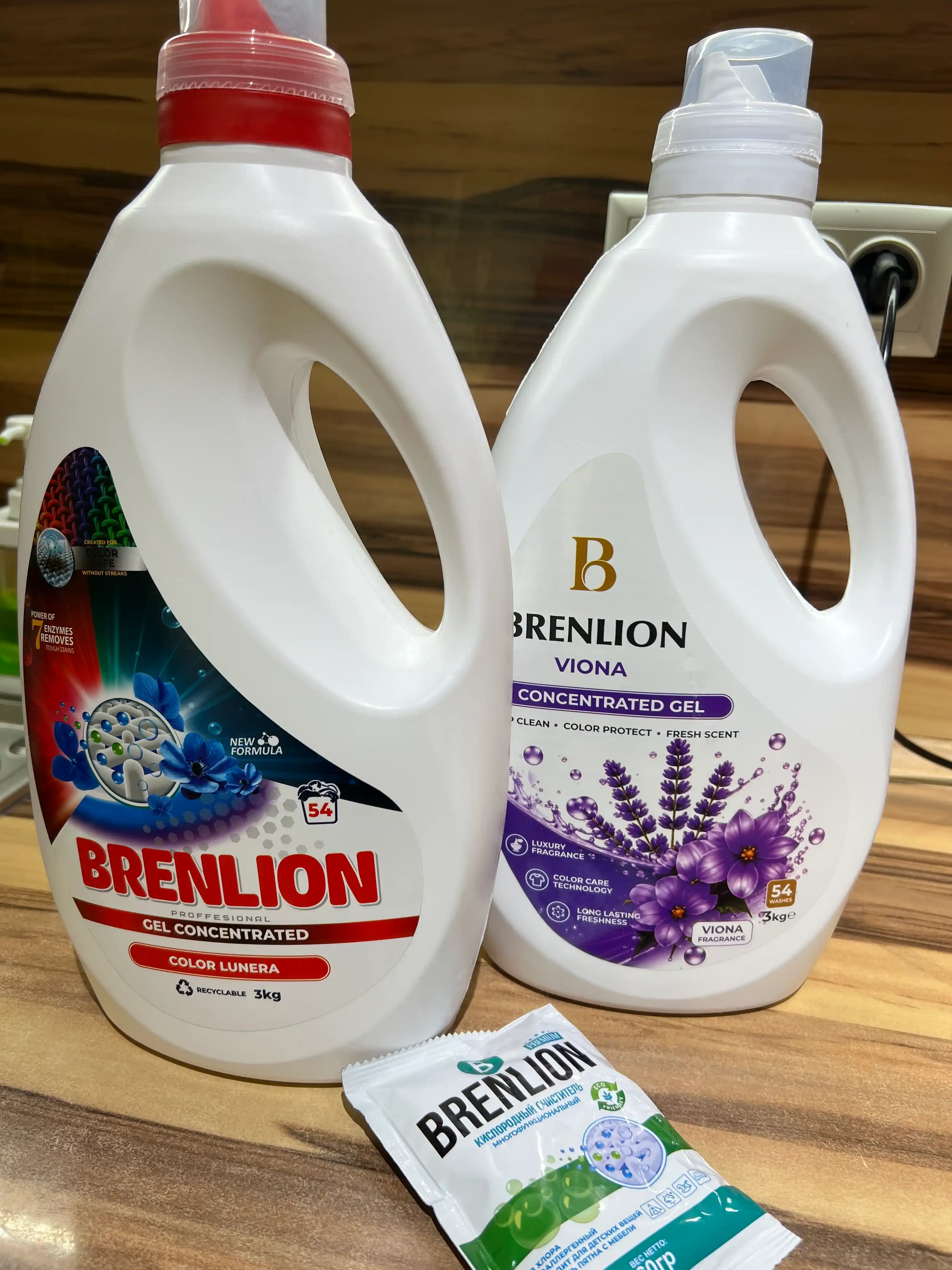 Гель для стирки Brenlion Viona 3 кг, жидкий порошок автомат для белья