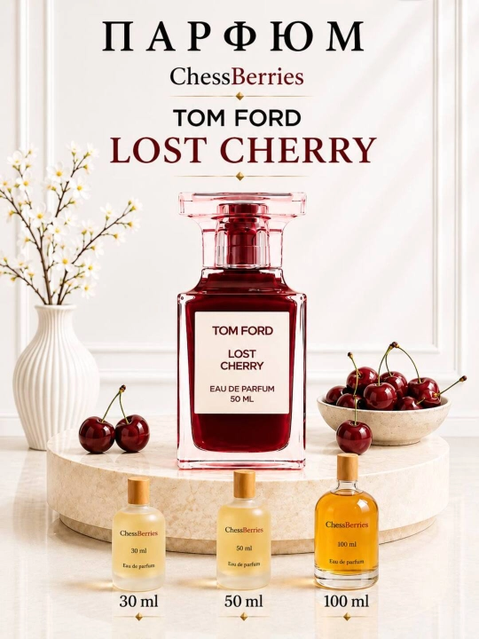 Parfyumlangan suv Tom Ford Lost Cherry, erkaklar va ayollar uchun - 