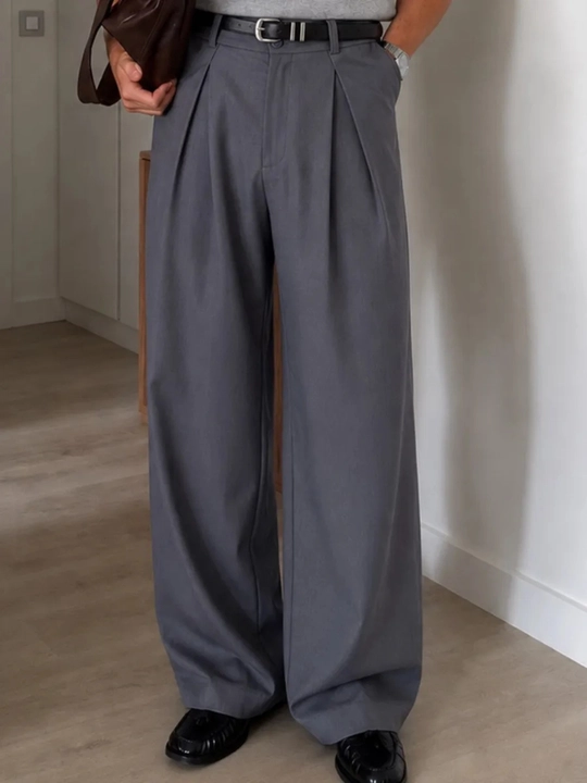 Baggy keng erkaklar shimi, erkin bichimli kyulot, oversize qisqichli ishton, kundalik