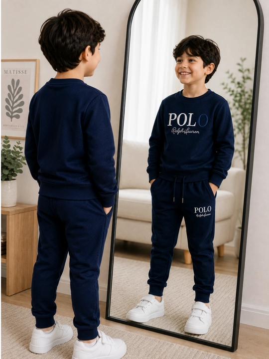 O‘g‘il bolalar uchun sport kostyum, 2 qismli svitshot va shim komplekti