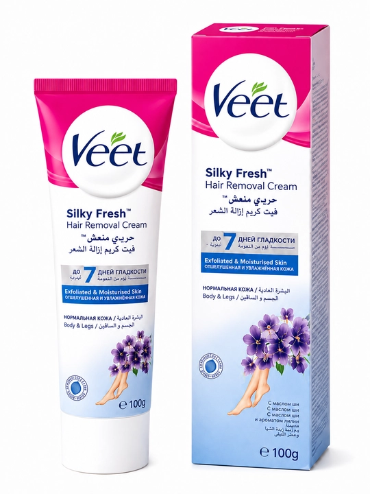 Крем для депиляции Veet Silky Fresh для нормальной кожи, 100 г