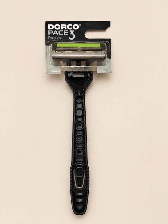 DORCO Pace 3 Portable —bir martalik ustara, 3 ta pichoq - 