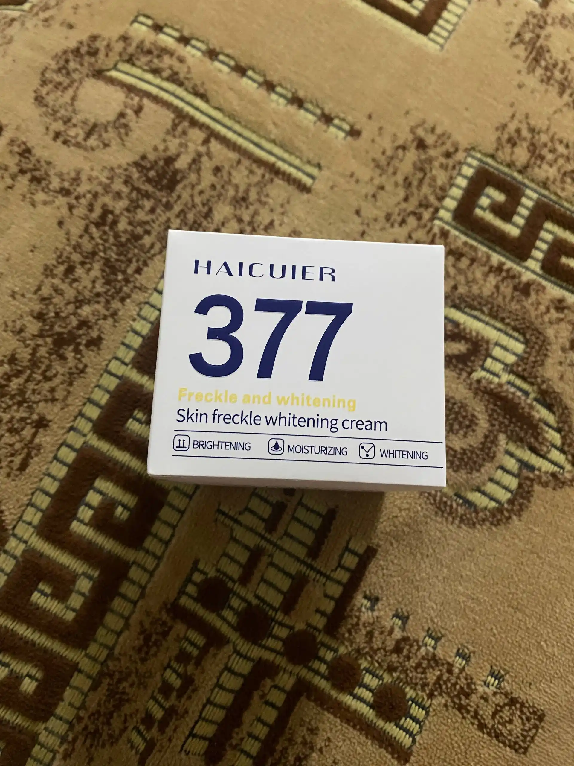 Отбеливающий крем против пигментации Haicuier 377, выравнивающий тон кожи, 100 г