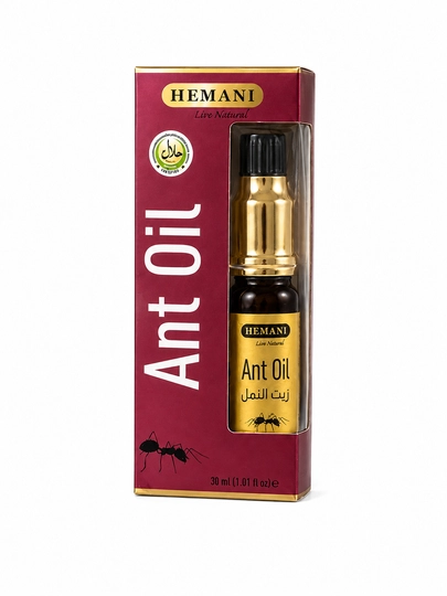 Муравьиное масло Hemani Ant Oil для удаления волос, 30 мл