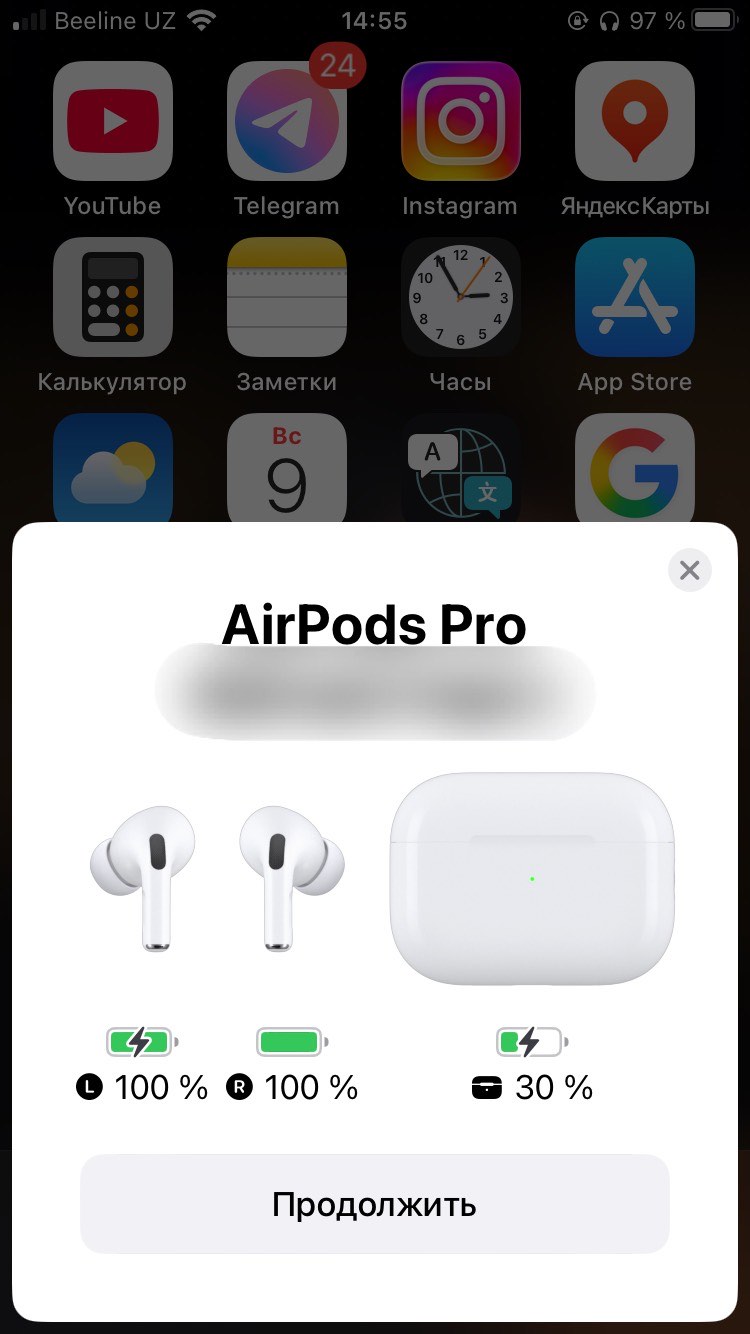 IPhone va Android uchun Bluetooth sensorli Pods Pro 2 simsiz quloqchinlari