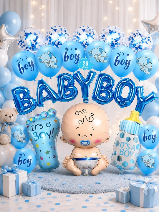 Happy birthday, baby boy, baby girl, I love you, шары для дня рождения, шары