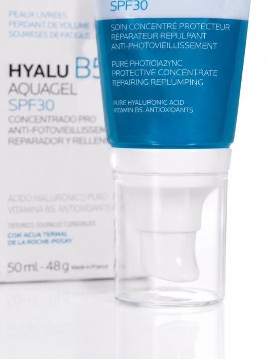 Hyalu B5 Aquagel SPF30 50 ml — yuz uchun namlantiruvchi gel