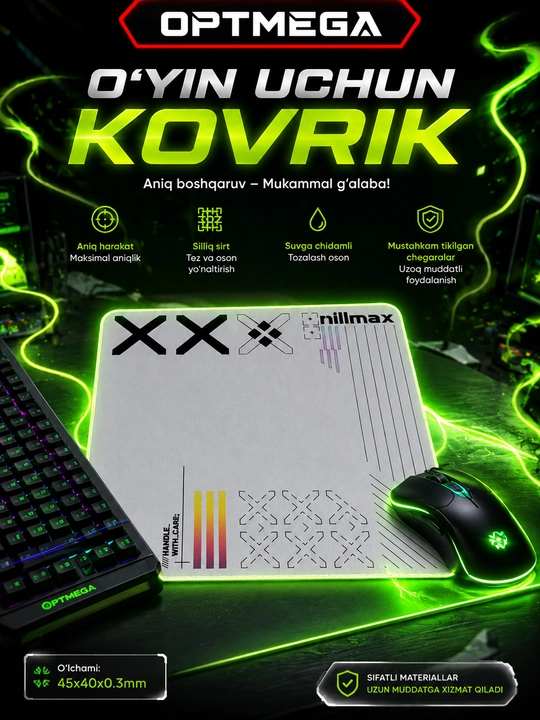 Kompyuter kovrik va sichqoncha uchun gilamcha CS GO gilamcha
