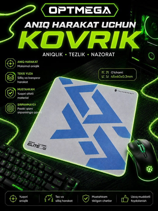 Kompyuter kovrik va sichqoncha uchun gilamcha CS GO gilamcha