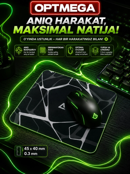 Kompyuter kovrik va sichqoncha uchun gilamcha CS GO gilamcha