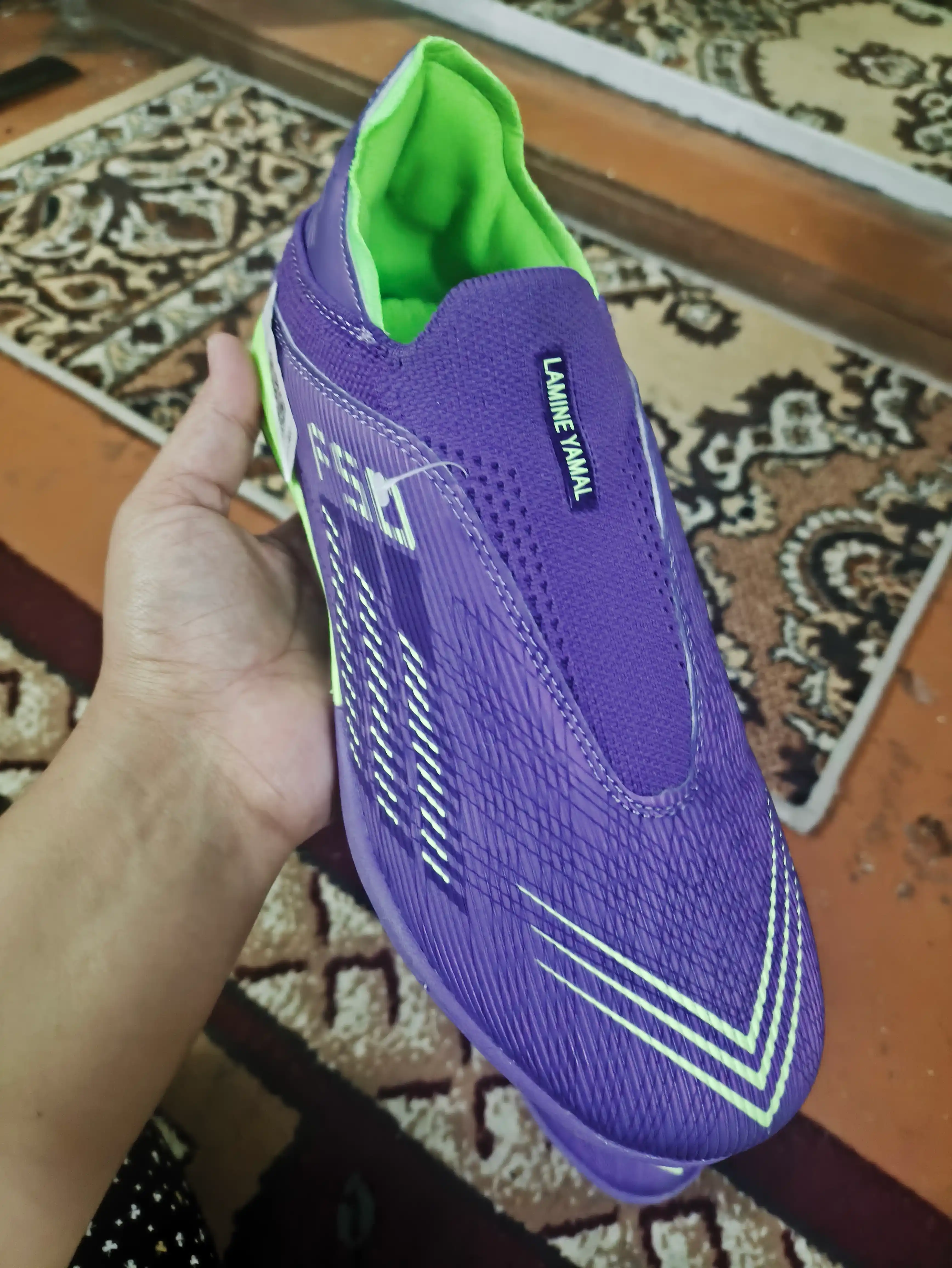F50 Lamine Yamal futbol butsi turf krossovka erkaklar mini futbol oyoq kiyim