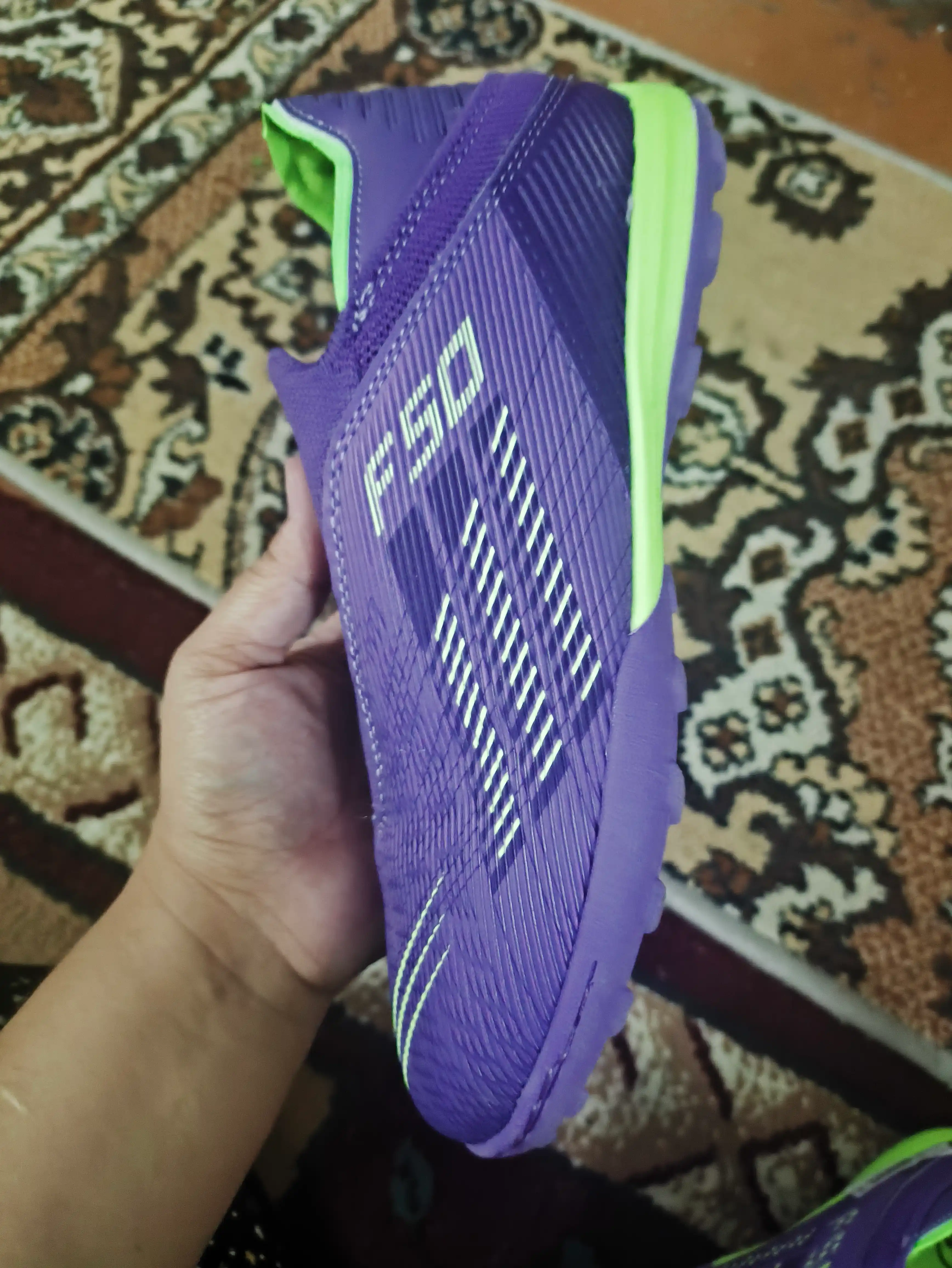 F50 Lamine Yamal futbol butsi turf krossovka erkaklar mini futbol oyoq kiyim