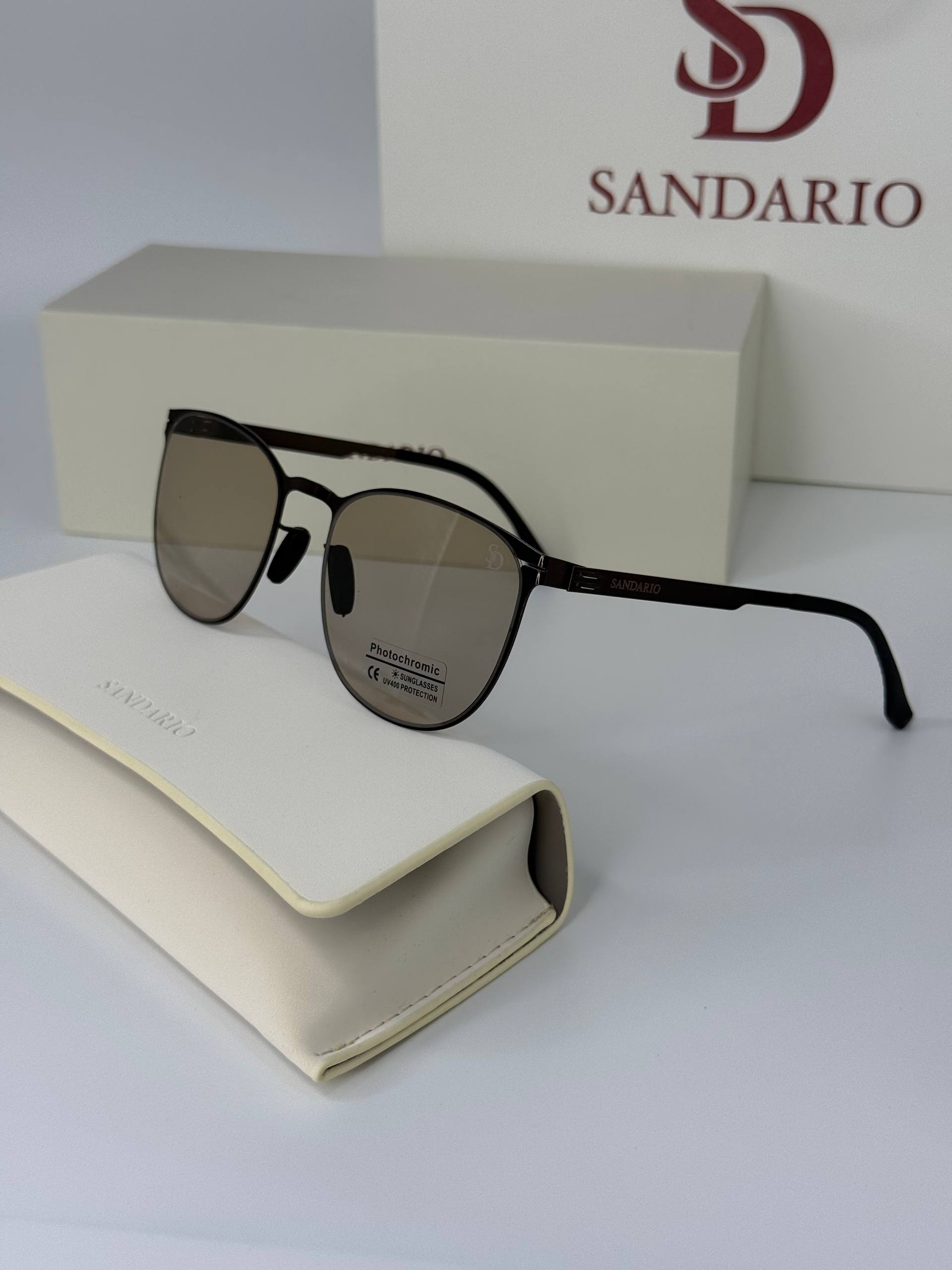 SANDARIO Photochromic UV400 uniseks quyoshdan himoya ko'zoynaklari - 