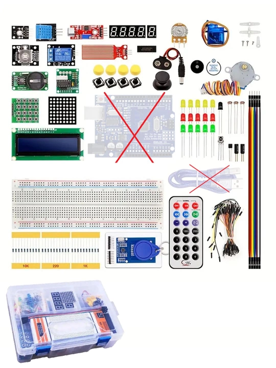Расширенный набор модулей и электронных компонентов (Starter Kit) для Arduino/Raspberry Pi