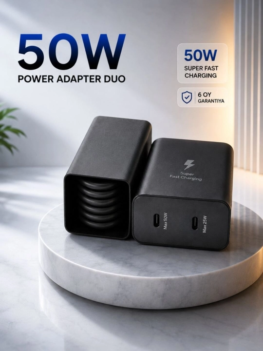 Зарядное устройство Samsung USB-C 25W/45W/50W/65W, быстрая зарядка, гарантия 6 месяцев