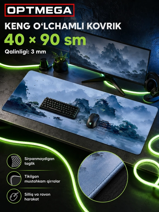 Kompyuter kovrik va sichqoncha uchun gilamcha CS GO gilamcha