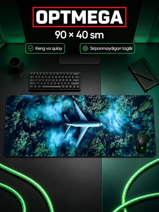Kompyuter kovrik va sichqoncha uchun gilamcha CS GO gilamcha